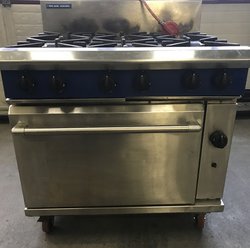Blue Seal LPG Gas 6 Burner & Castors