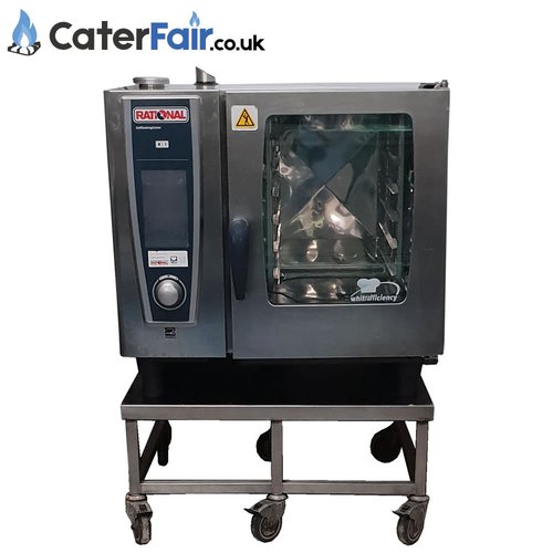 Used Rational 6 Grid White Efficiency SCC Combi Oven Used Rational 6 Grid White Efficiency SCC Combi Oven
