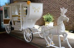 Romantic Cinderella Horse and Carriage Candy Cart