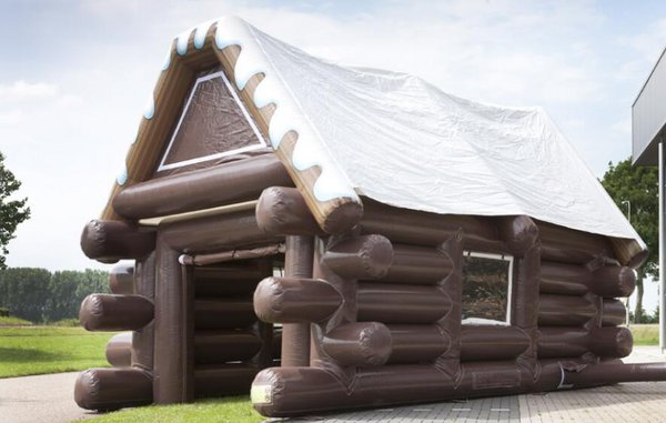 inflatable log cabin tent house