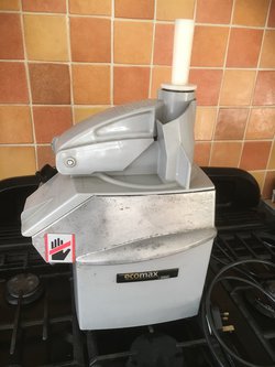 Hobart Ecomax veg prep machine with slicing disc