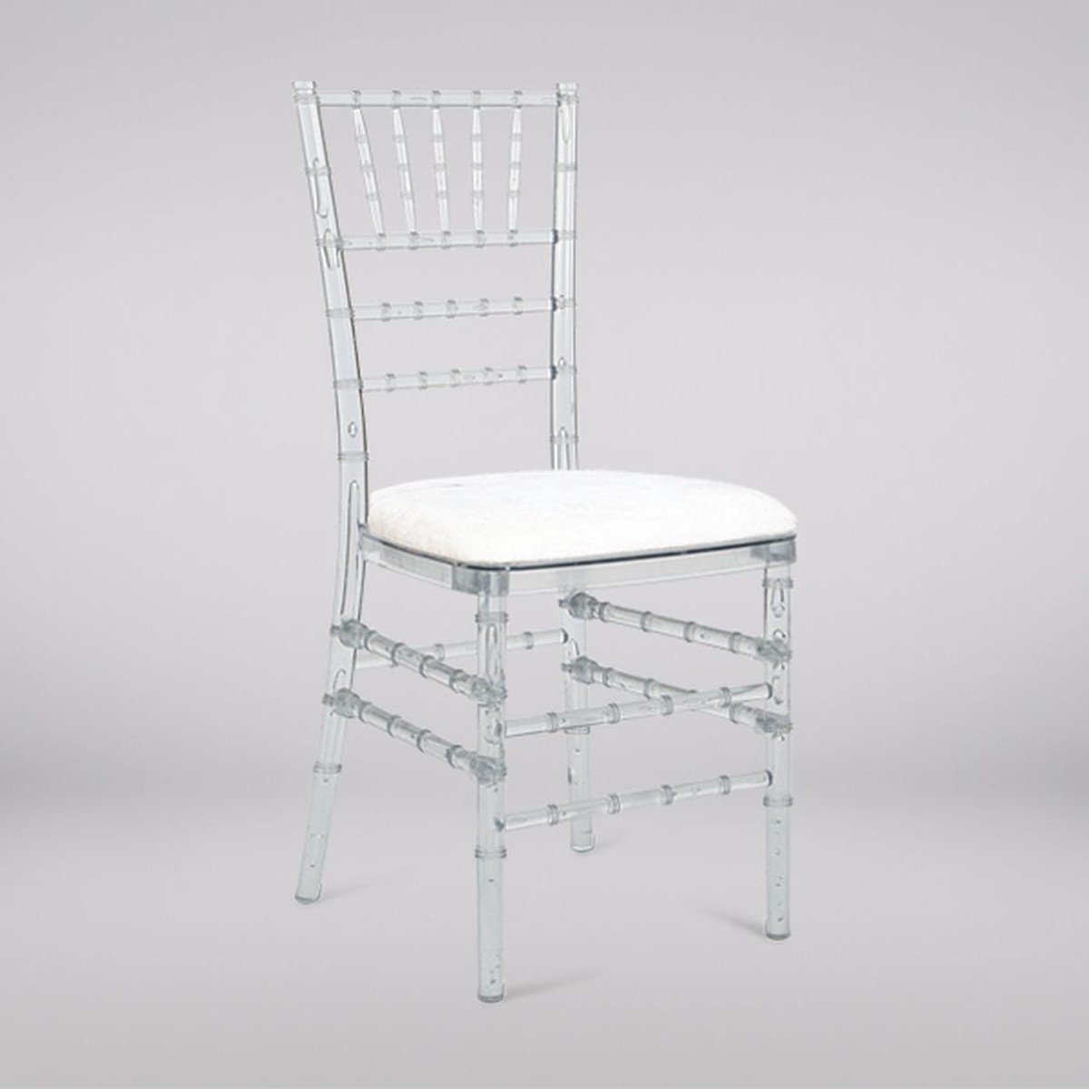 Secondhand Chairs and Tables Ghost, Crystal or Ice Banqueting Chairs