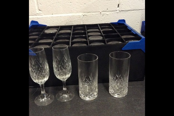 Glasses for catering hire