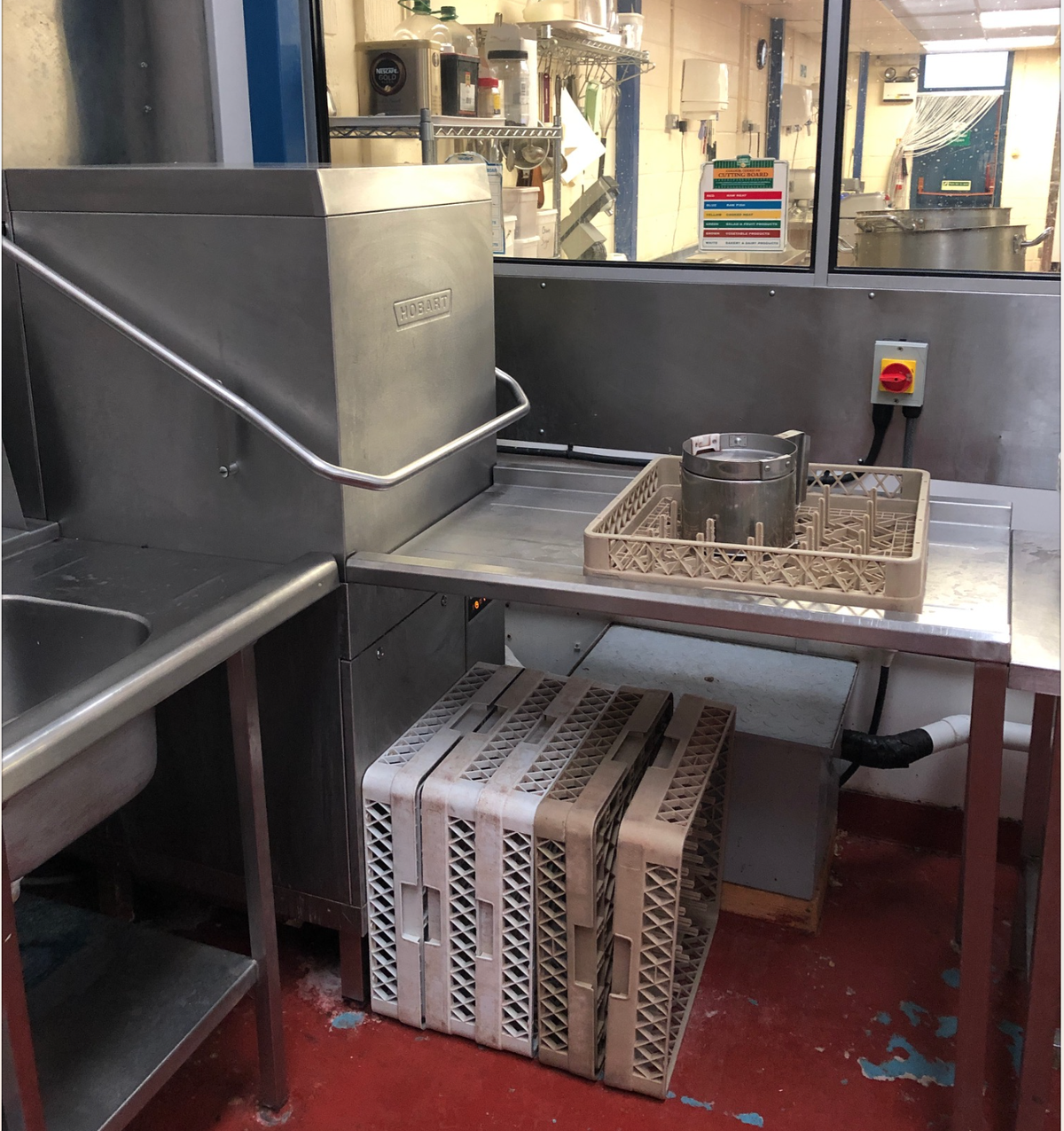 Secondhand Catering Equipment Pass Through Dishwasher Hobart Pass