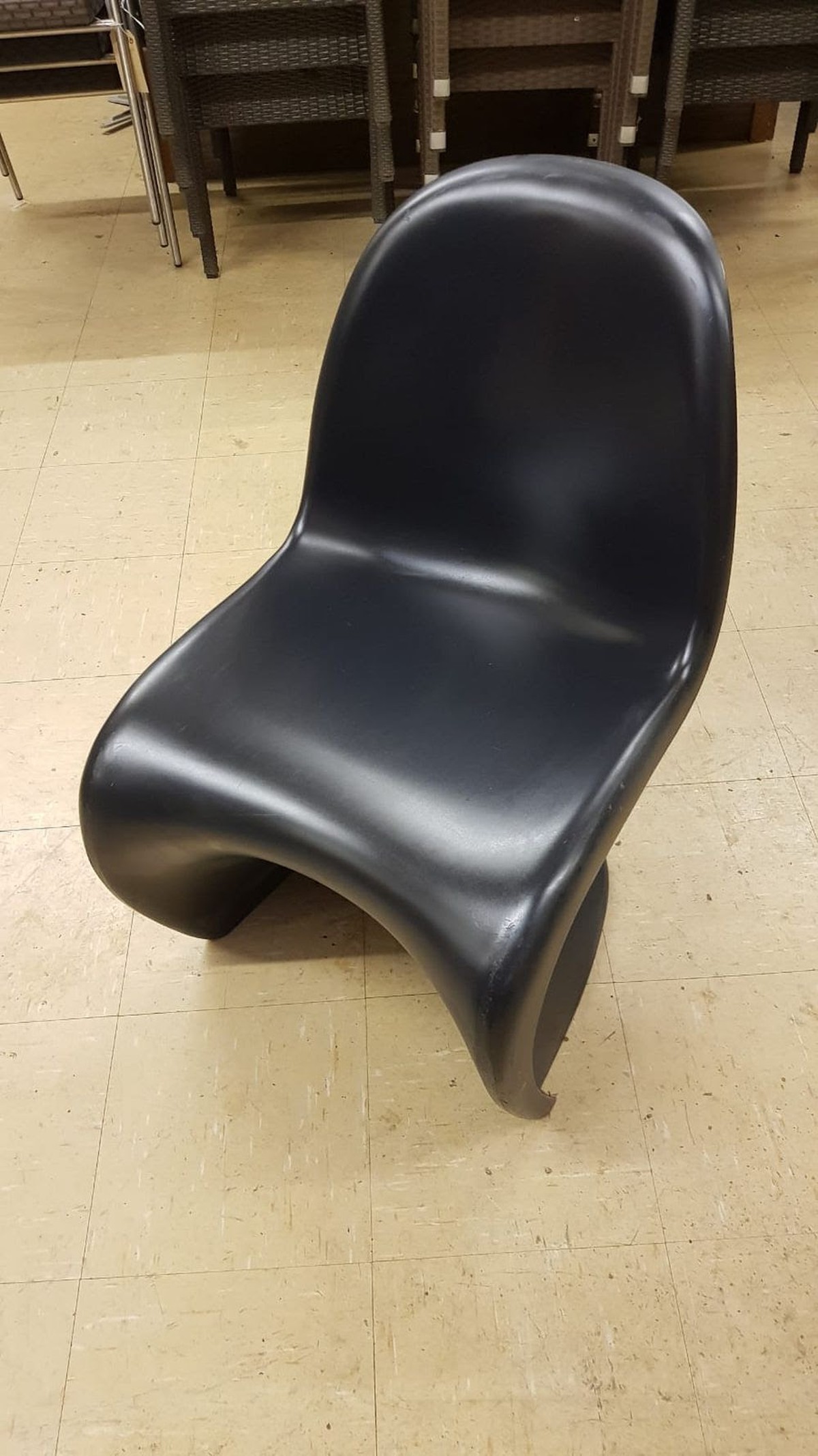 Secondhand Chairs and Tables Cafe or Bistro Chairs Job Lot of 24 Stacking Classic 'S' Chairs