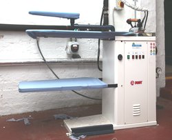 Commercial ironing table