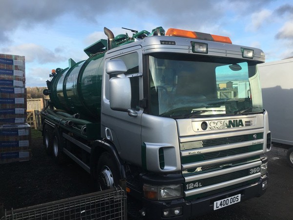 Scania Vacuum tanker truck Scania Vacuum tanker truck