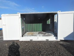 Generator enclosure with fuel tank