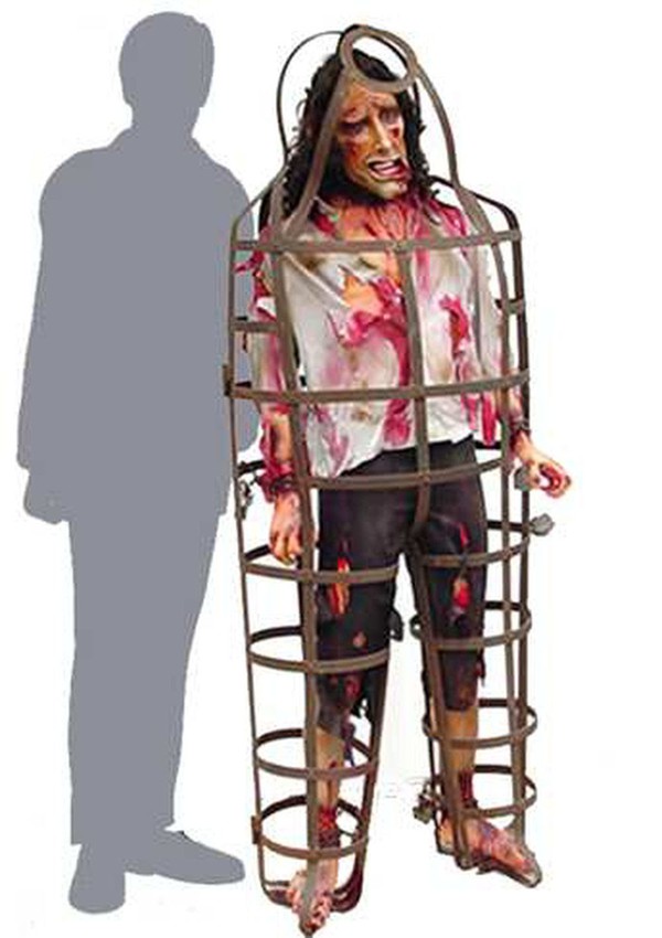 Man in cage torture
