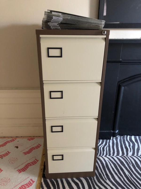 Secondhand filing cabinet