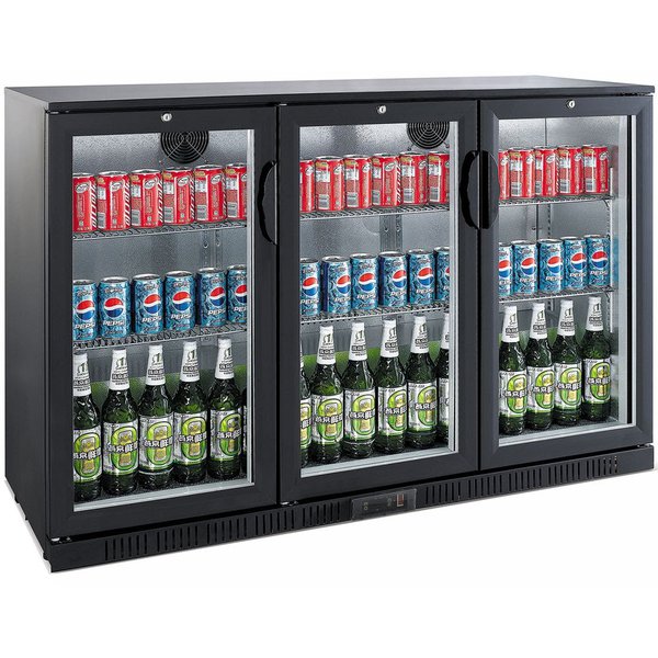 Secondhand Pub Equipment Bottle Fridges 2x Triple Back Bar Under Counter Display Bottle Fridge Cornwall