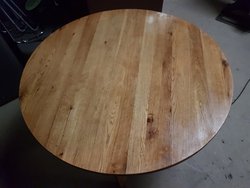 Solid Oak round dining tables