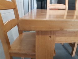 Solid Hardwood Tables and Chairs