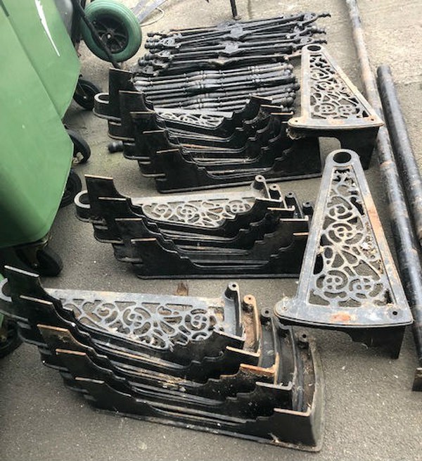 Used cast iron staircase