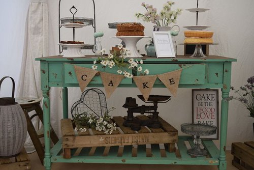 Vintage wedding props