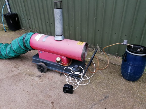 Used Heateasi 25Kw Indirect Oil Fired Heater for sale