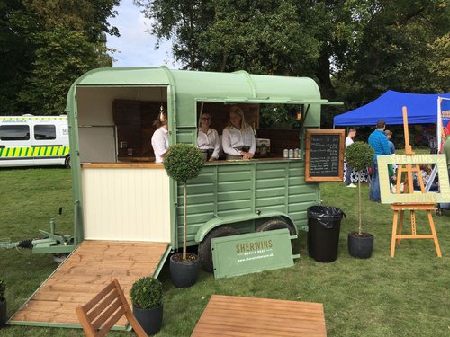 Complete horse box based cafe bar Complete horse box based cafe bar