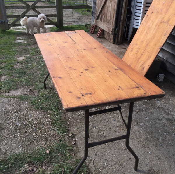 Secondhand Chairs and Tables Trestle Tables 14x 6' Trestle Tables