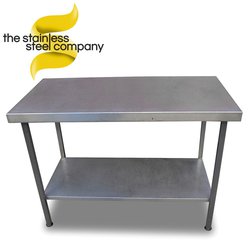 Stainless steel 1.2m table