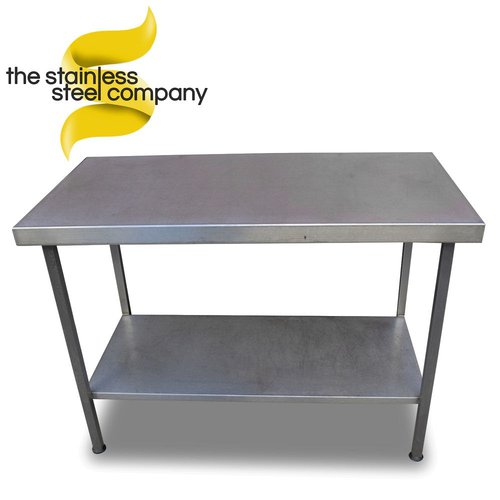 Stainless steel 1.2m table