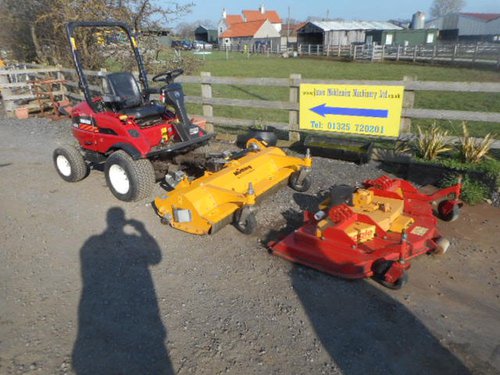 Shibaura CM364 Out Front Mower With Flail And Mulching Deck Shibaura CM364 Out Front Mower With Flail And Mulching Deck