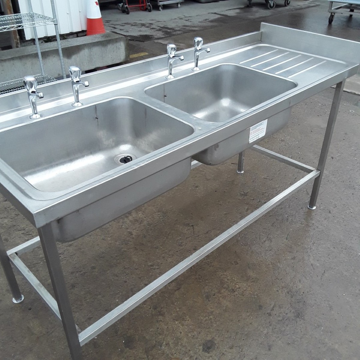 Secondhand Catering Equipment | Double Sinks | Used Stainless Steel ...