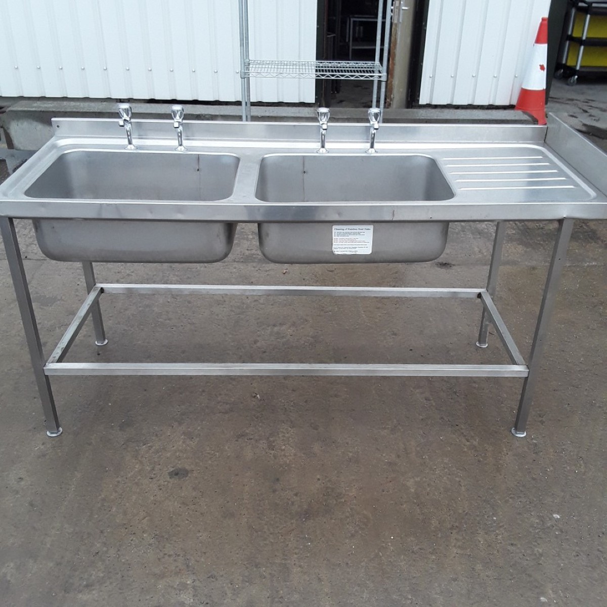 Secondhand Catering Equipment | Double Sinks | Used Stainless Steel ...