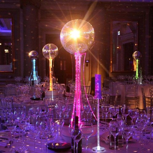 Mirror ball table centre Mirror ball table centre