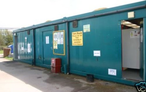 Camp side shower block Camp side shower block