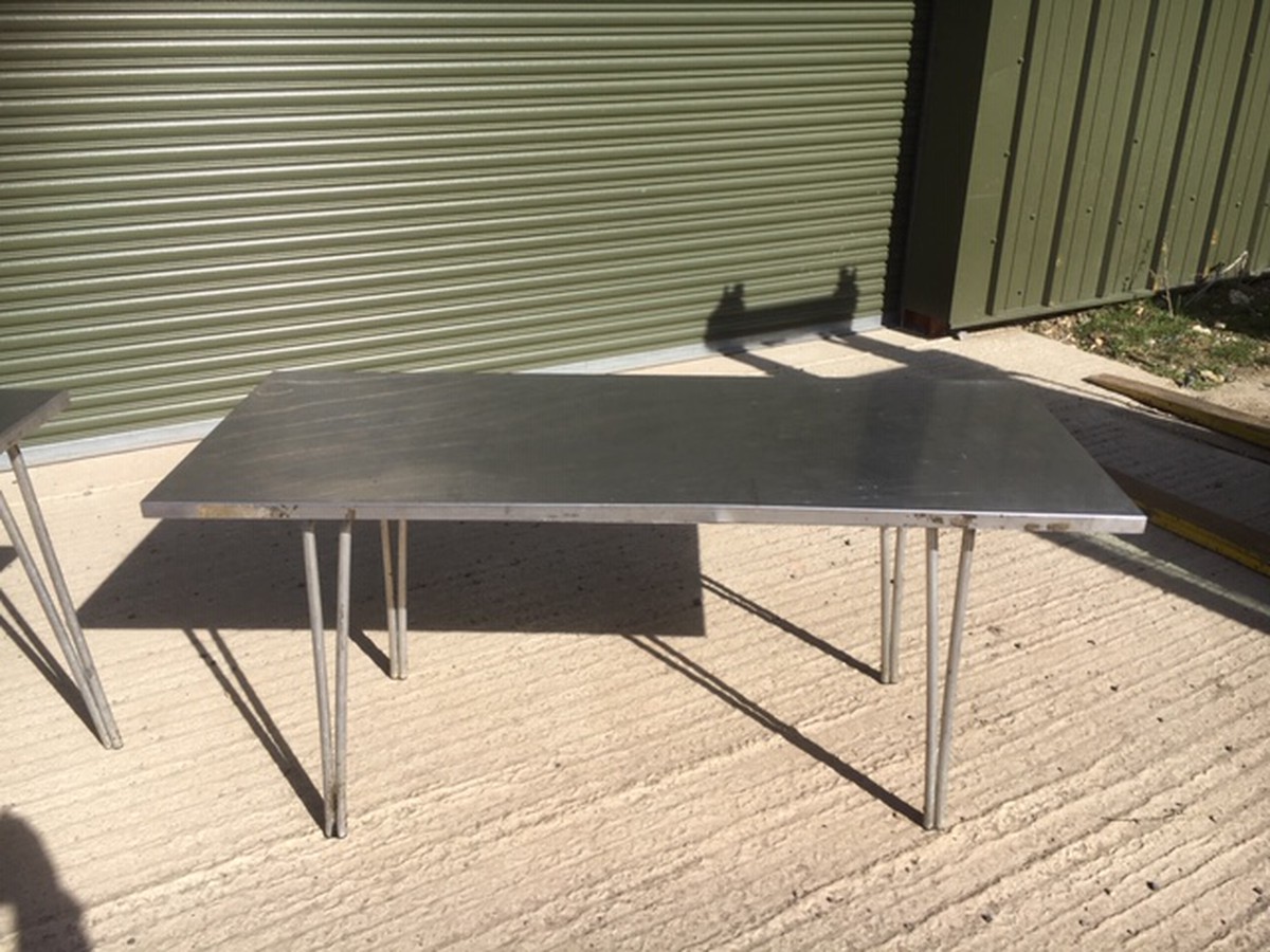 folding kitchen stainless steel table