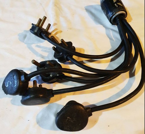 Female socapex to 6 x 15a plug Female socapex to 6 x 15a plug