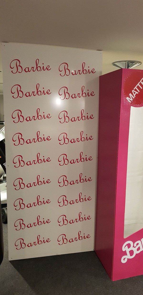 Custom Built Barbie Box Party Prop Photo Booth