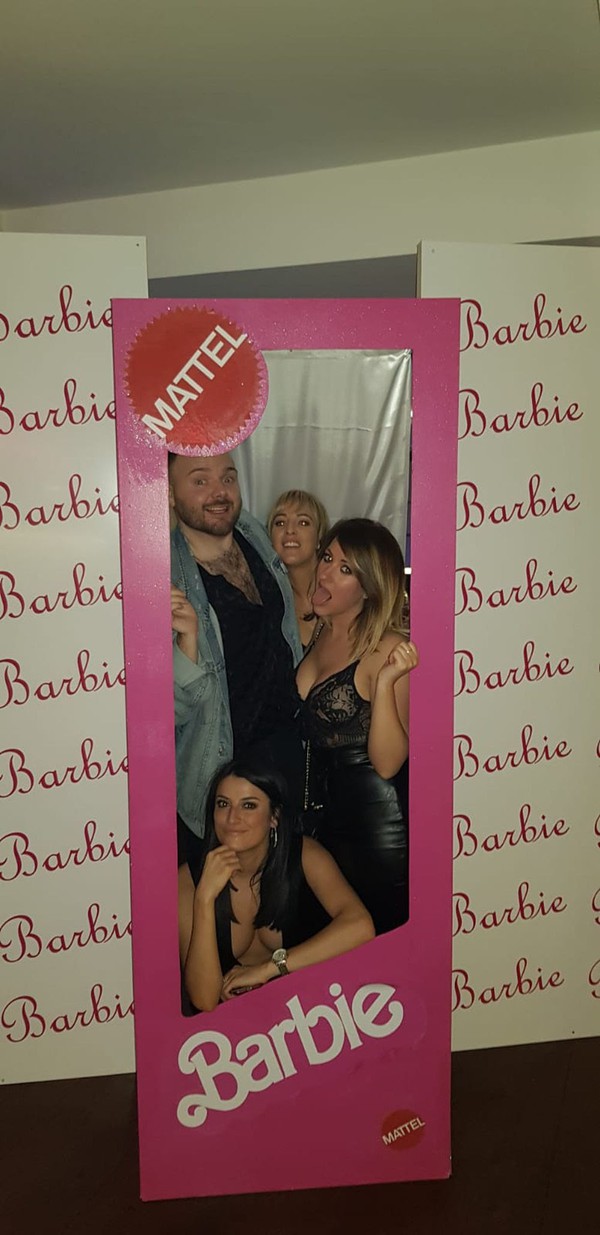 Large Barbie Box Party Prop Photo Booth