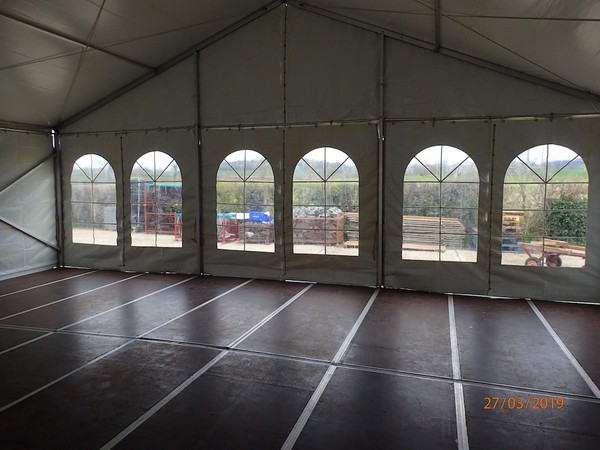 Frame Marquee with Cassette Floor 9m x 12m