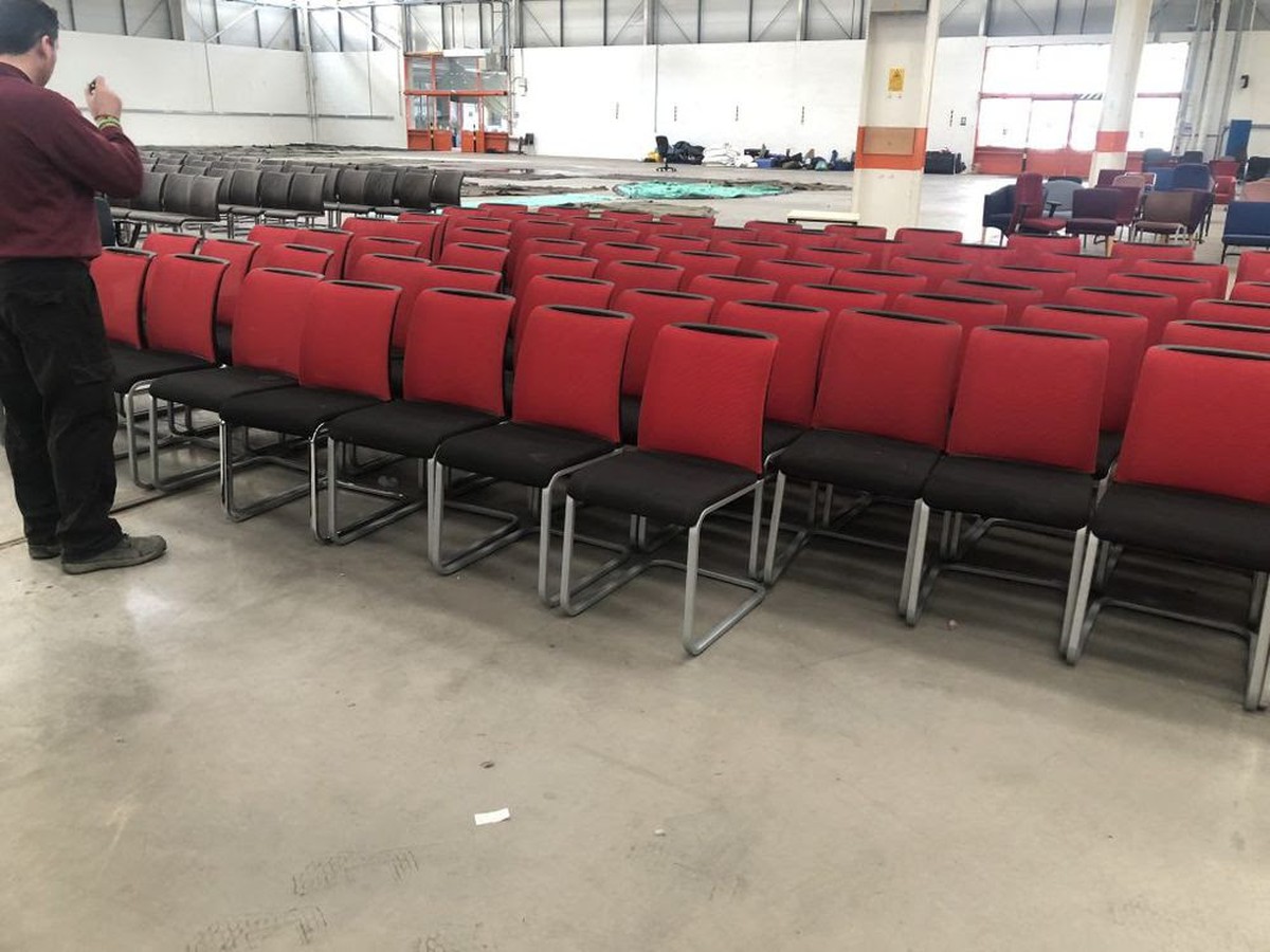 Secondhand Chairs and Tables Linking Conference Chairs Job Lot Of