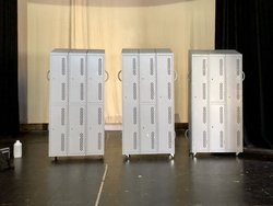 Lockers for School or Office Stage Set, Theatre Prop.