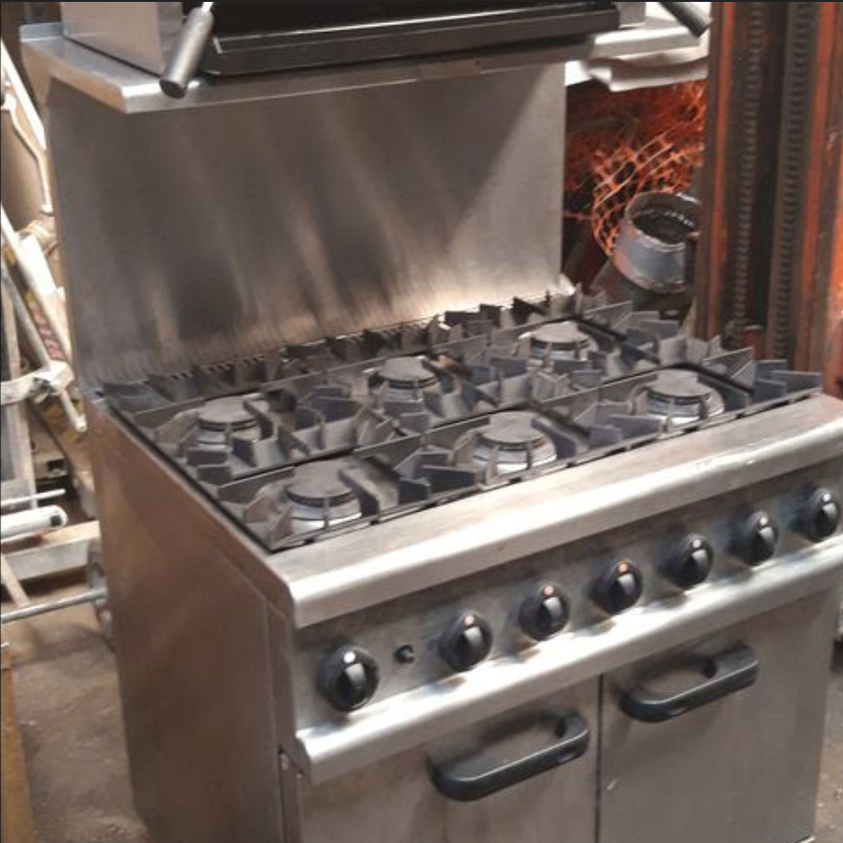 Secondhand Catering Equipment Gas Range Cookers Lincat 6 Burner