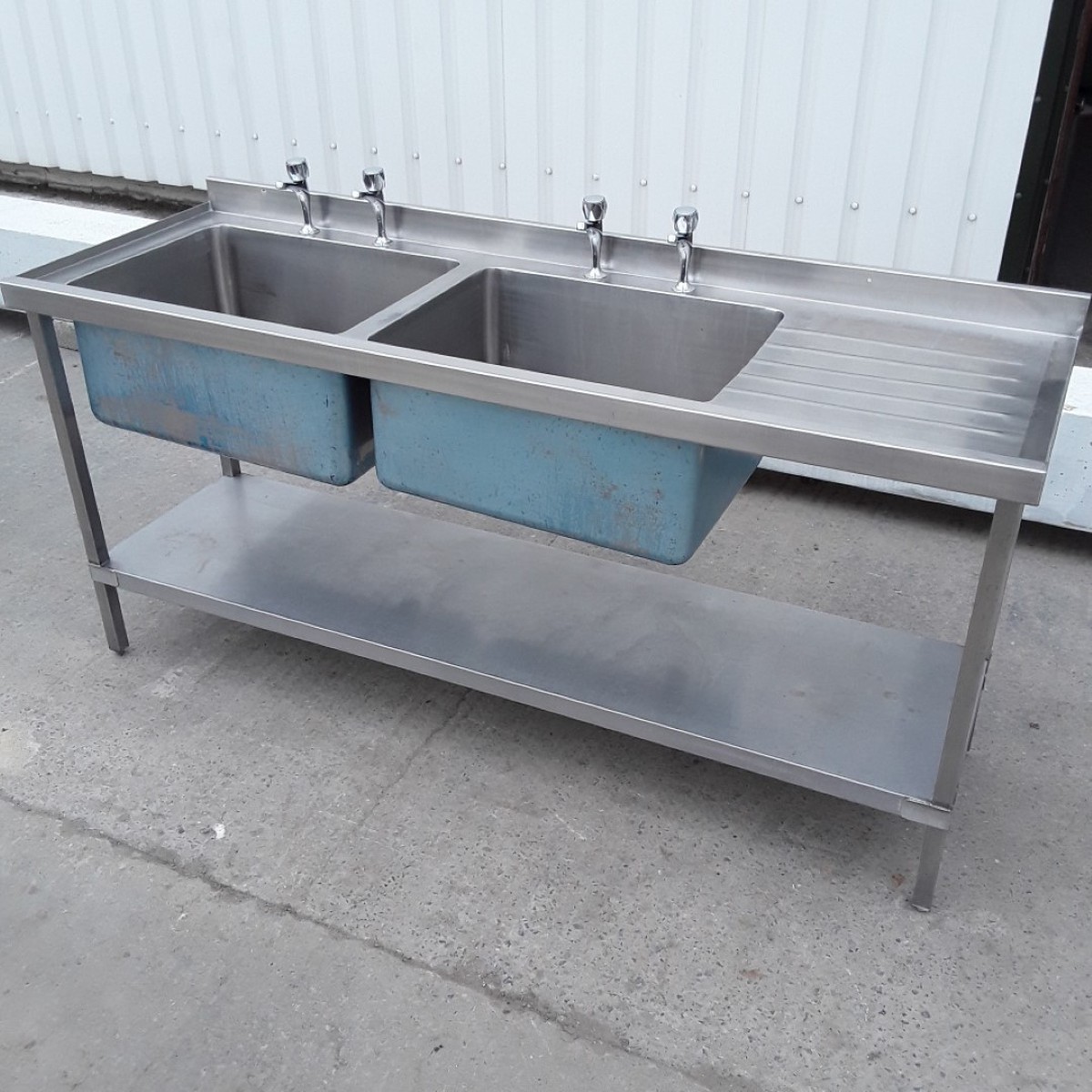 Secondhand Catering Equipment Double Sinks Used