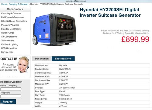 Inverter suitcase generator 3.6Kva Inverter suitcase generator 3.6Kva