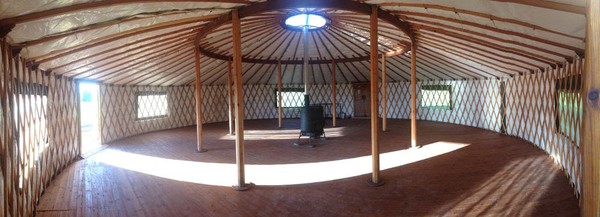 40 ft (12m) Yurt by Wildwood Yurts of Cumbria