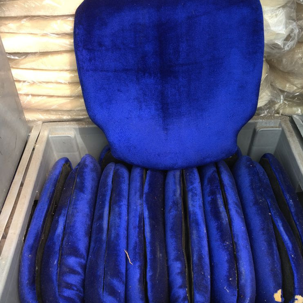 Secondhand Chairs and Tables | Chair or Seat Pads | 250x Electric Blue