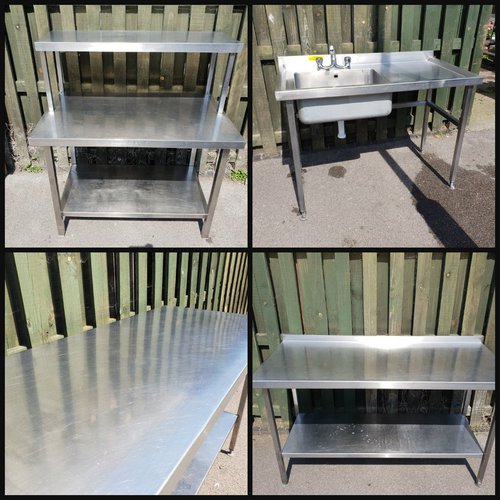 Used stainless steel tables for sale London