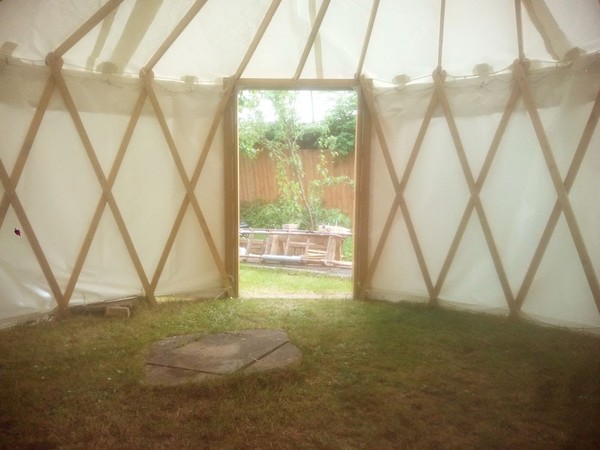 Wall frame and door for 16ft Yurt or Ger