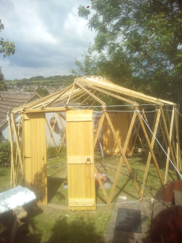 Yurt Framework with two doors