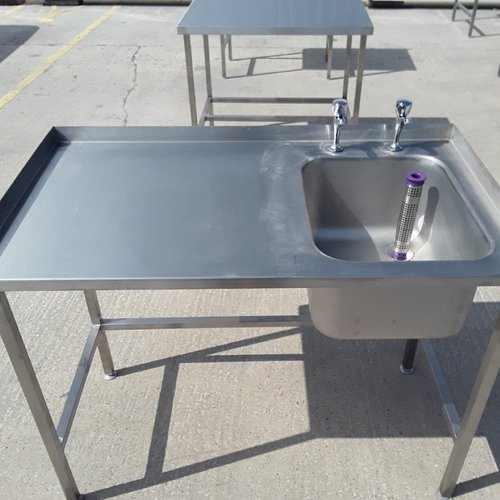 Single sink with left hand drainer for sale