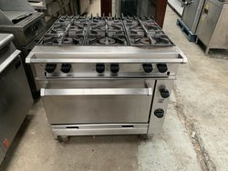 Six burner gas range