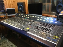CMX Soundtracs studio mixing desk