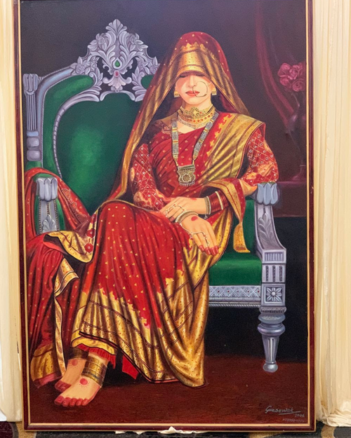 Indian bride painting for sale Indian bride painting for sale