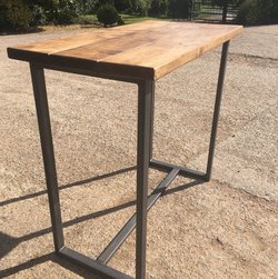 Industrial Style Handmade Poseur Table