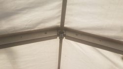 Framed marquee extension
